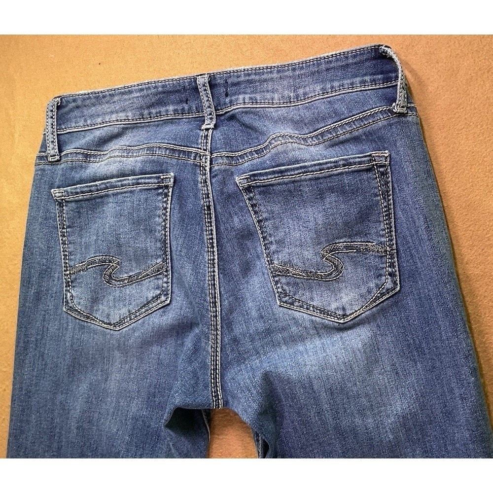 Silver Jeans Co Avery Slim Straight Leg Jeans Medium Wash W29 L29 L94317SSX206